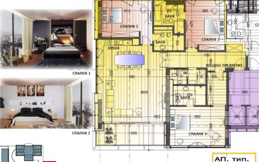 Комплекс от няколко сгради с РЗП 135000m2
