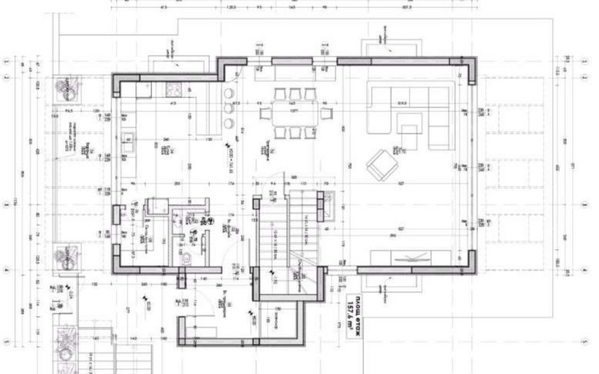 jep me qira Shtëpi unike 653 m2 me oborr, zona e viles Malinova Dolina pas IKEA – Kompleksi Sequoia