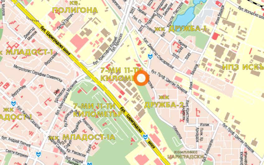 Сграда NEW-6 до Метростанция ДРУЖБА – АКТ16/  07.2025