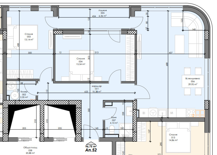 3-СТАЙНИ И МНОГОСТАЙНИ АПАРТАМЕНТИ в Комплекс Охридско езеро парк в центъра на София до парк Възраждане и Mall of Sofia –  Акт16-2026